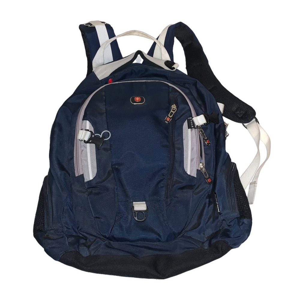 SwissGear Navy Blue Padded Commute Deluxe Laptop Backpack